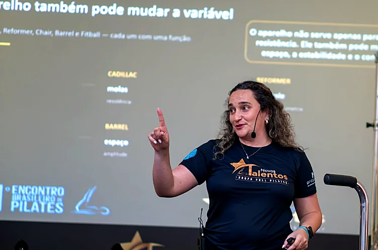 Palestra de equipamentos na Sala Novos Talentos