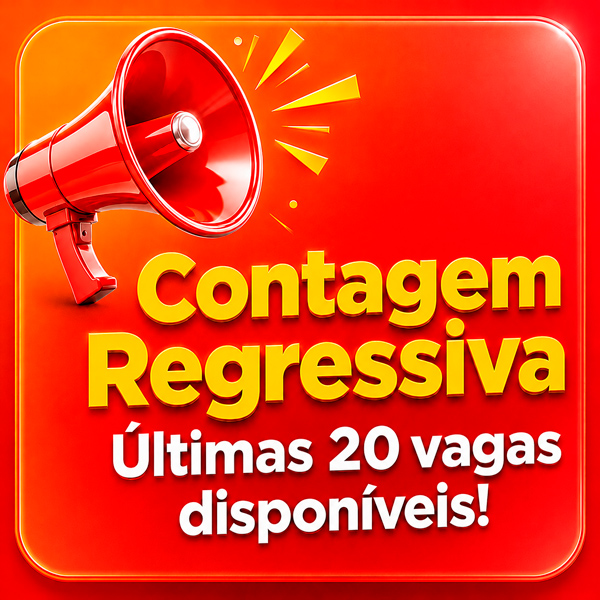 Contagem regressiva: últimas 50 vagas disponíveis